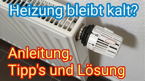 Heizung bleibt kalt